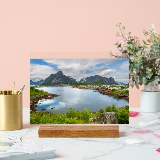 Reine auf den Lofoten Magnet アクリルサイン (ウェディング)