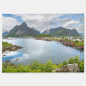 Reine auf den Lofoten Magnet  マグネット (正面)