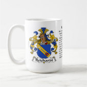 Reinhardt、起源、意味および頂上 コーヒーマグカップ (左)
