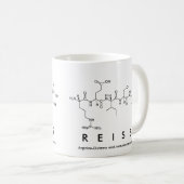 Reissペプチド名mug コーヒーマグカップ (正面右)