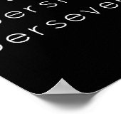 Reist Persiste Persevere -やる気を起こさせる T Shirt For ポスター (角)