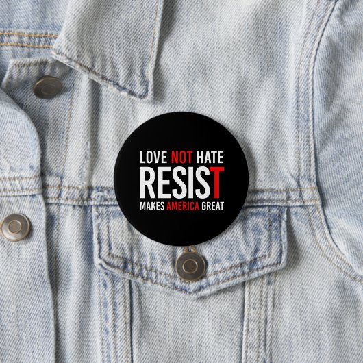 Reist Trump – 愛は嫌いではないアメリカを作素晴らしる –  缶バッジ (インサイチュ)