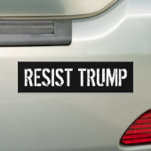 Reist Tump – トランプアンチ大統領 バンパーステッカー (車上)