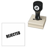 REJECTED Logo Document Control Workflows Black Ink ラバースタンプ (押印)