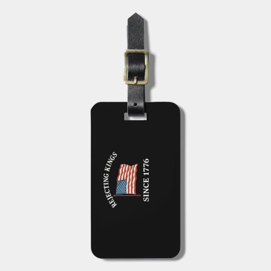 Rejecting Kings Since 1776 Essential Style ラゲッジタグ (正面縦)