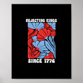 Rejecting Kings Since 1776 No Kings In America Des ポスター (正面)