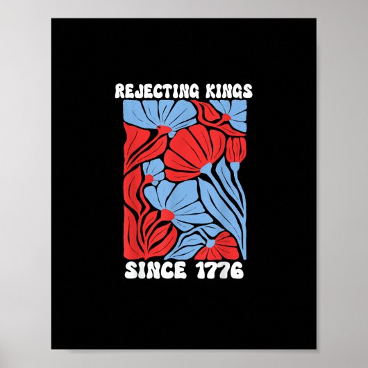 Rejecting Kings Since 1776 No Kings In America Des ポスター (正面)