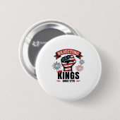 Rejecting Kings Since 1776 Patriotic Aesthetic 缶バッジ (正面&裏面)