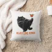 Rejecting Kings Since 1776 Patriotic Flag Design クッション (ブランケット)