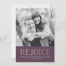 Rejoice | ホリデーフォトカード
