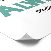 Rejoice Always Biblical Inspirational Poster ポスター (角)