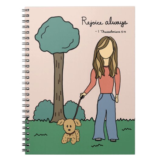 Rejoice Always Journal/Notebook ノートブック (正面)