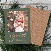 Rejoice and Be Glad宗教的なクリスマスフォト