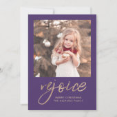 Rejoice and Be Glad Purple 素朴 Photo シーズンカード (正面)