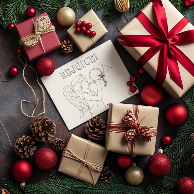 Rejoice Angel Coloring Bookはがき (クリエイターアップロード済み)