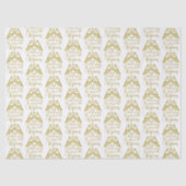 Rejoice Angel Elegant Gold Religious Christmas 薄葉紙 (正面)