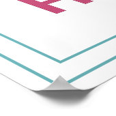 Rejoice In Hope Bible Verse Christian Minimalist ポスター (角)