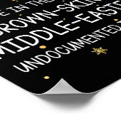 Rejoice In The Birth Of A Brown Skinned Christian  ポスター (角)