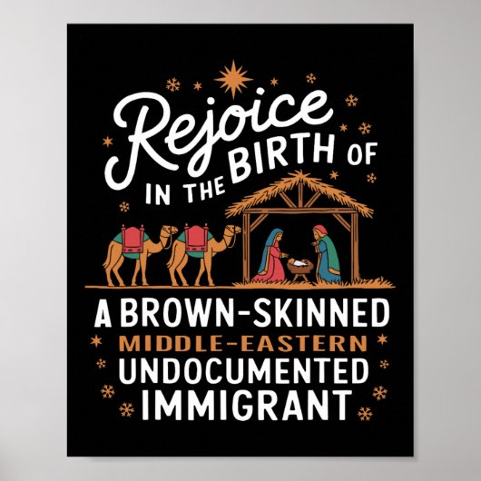 Rejoice In The Birth Of A Brown Skinned Christmas  ポスター (正面)