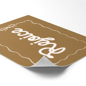 Rejoice Neutral Christmas Holiday Poster ポスター (角)