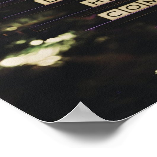 Rejoice The Light Has Come Isaiah 60 Bible Verse ポスター (角)