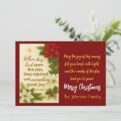 Rejoice with Great Joy – A Christmas Blessing シーズンカード (スタンド正面)