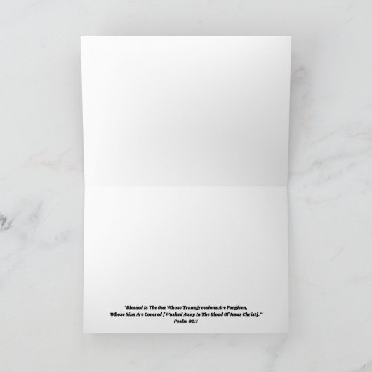 Rejoyce Be Thankful Everyday Greeting Card カード (内部)