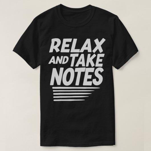 RelaとおもしろいTakeノートノベルティレイジーチルT Tシャツ (デザイン正面)