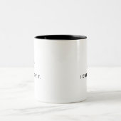 Relatable Overthinking Mug Gift for Her or Him ツートーンマグカップ (中央)