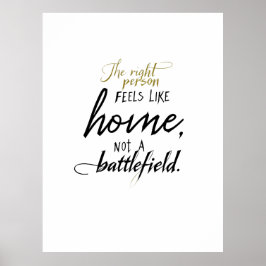 Relationship Home vs. Battlefield  ポスター