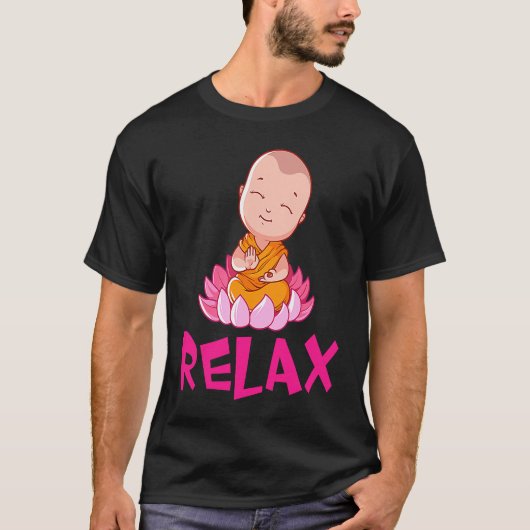 Relax baby buda tシャツ (正面)