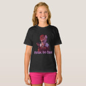 Relax be Cool wolf Tシャツ (正面フル)