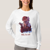 Relax be cool, wolf tシャツ (正面)