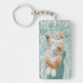 Relax Cat Keychain キーホルダー