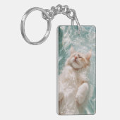 Relax Cat keychain キーホルダー (正面左)