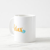Relax Coffee Mug コーヒーマグカップ (正面左)