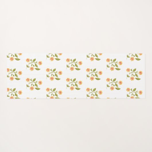 Relax & Flow – Botanical Birds ヨガマット (裏面(横))