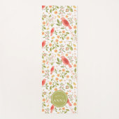 Relax & Flow – Botanical Birds ヨガマット (正面)