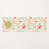 Relax & Flow – Botanical Birds ヨガマット (正面(横))