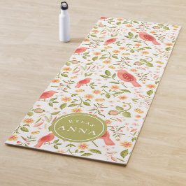 Relax & Flow – Botanical Birds ヨガマット