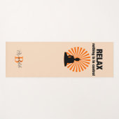 Relax Funny Buddha Quote ヨガマット (正面(横))