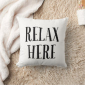 Relax Here Pillow  クッション (ブランケット)