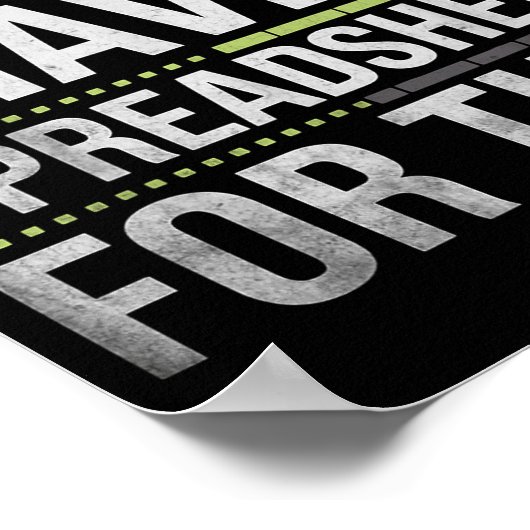 Relax I Have A Spreadsheet For That Humor Accounta ポスター (角)