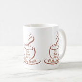 Relax & Recharge コーヒーマグカップ (正面右)