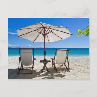 Relax sur la plage ポストカード