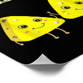 Relax Take It Cheesy Funny Cheese Food Pun Lover  ポスター (角)