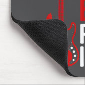 Relax The B Player Is Here Retro Guitar Musician F マウスパッド (コーナー)