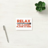 Relax The Clarinet Player is Here ポストイット (オフィス)