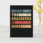 Relax The Engineer For Engineers カード (黄色い花)