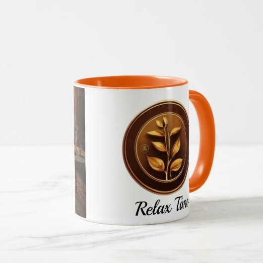 Relax Time Coffee Mug マグカップ (正面右)